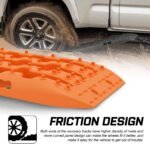 X-BULL Generation 3 Recovery Tracks – Orange x 2 – With Mounting Pins