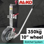 Alko 10in Ratchet Trailer Jockey Wheel