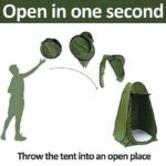 Pop-Up Shower / Toilet Privacy Tent