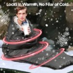 Detachable Waterproof Queen Size Sleeping Bag with 2 Pillows