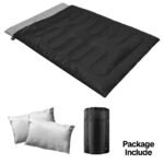 Detachable Waterproof Queen Size Sleeping Bag with 2 Pillows