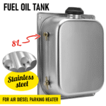 8L Stainless Steel Portable Diesel Fuel Tank