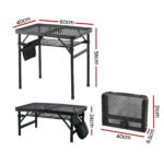 Gardeon Folding BBQ Table – Small