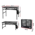 Gardeon Folding BBQ Table – Large