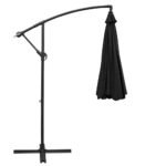 3m Cantilevered Outdoor Umbrella – Black