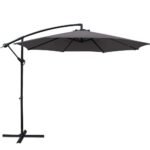 3m Cantilevered Outdoor Umbrella – Charcoal