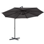 3m Cantilevered Outdoor Umbrella – Charcoal
