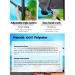 3m Cantilevered Outdoor Umbrella – Charcoal