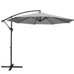 3m Cantilevered Outdoor Umbrella – Grey