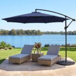 3m Cantilevered Outdoor Umbrella – Navy