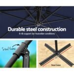 3m Cantilevered Outdoor Umbrella – Navy