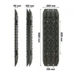 X-BULL Generation 3 Recovery Tracks – Olive Green x 2 – With Mounting Pins