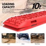 X-BULL Generation 2 Recovery Tracks – Red x 4 – With Mounting Pins