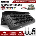 X-BULL Generation 2 Recovery Tracks – Black x 4 – With Mounting Pins