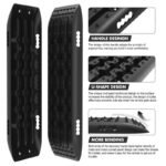 X-BULL Generation 2 Recovery Tracks – Black x 4 – With Mounting Pins