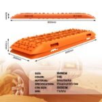 X-BULL Generation 2 Recovery Tracks – Orange x 4 – With Mounting Pins