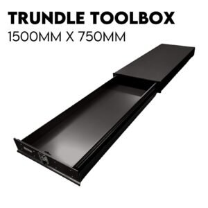 1.5m Underbody Roller Trundle Tool Box Draw - Black